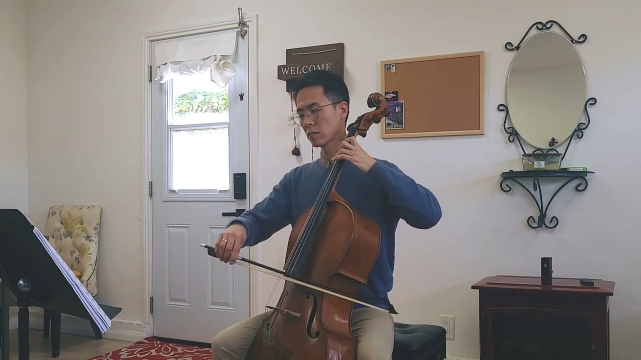 [170/1,000] No.3 from 10 Etudes by Popper | 1,000 Solo Piece Project | august lee