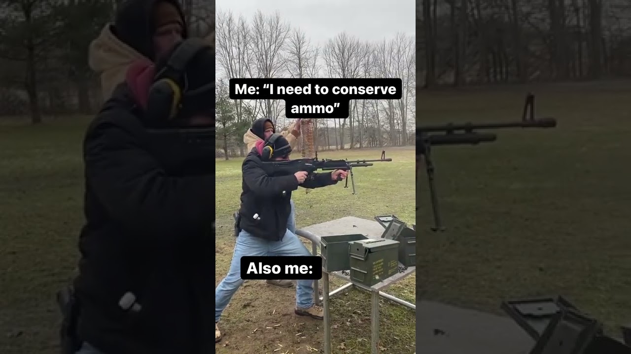 Whoops #shorts #short machine gun, M60, full auto, belt fed, call of duty, pubg, gaming, random word