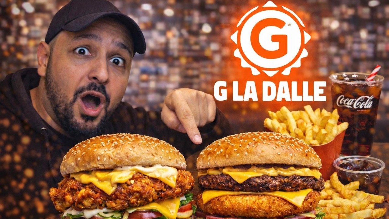 G LA DALLE : le McDo HALAL où on peut TOUT MANGER !