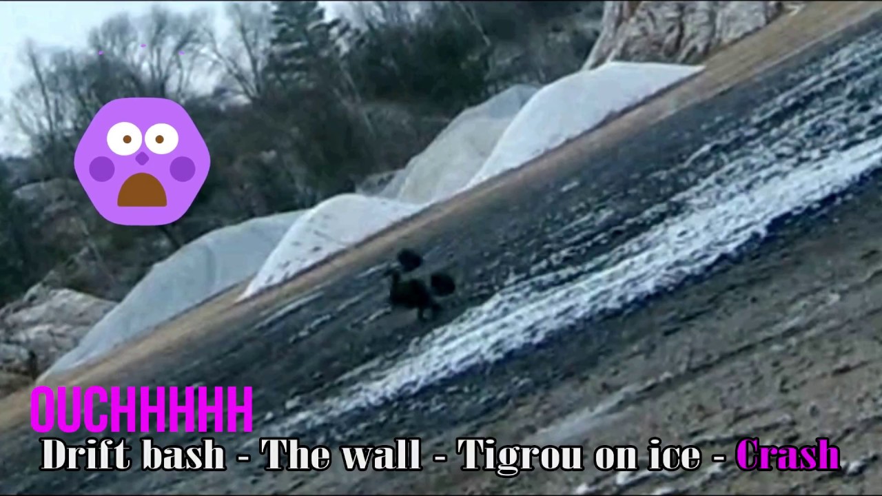 Tigrou Drift Wall Ice and Crash (before a new tiger body) Hobao Hyper MT Sport Plus