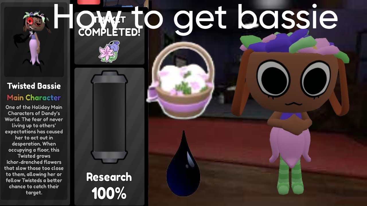How to get bassie FAST in dandys world roblox