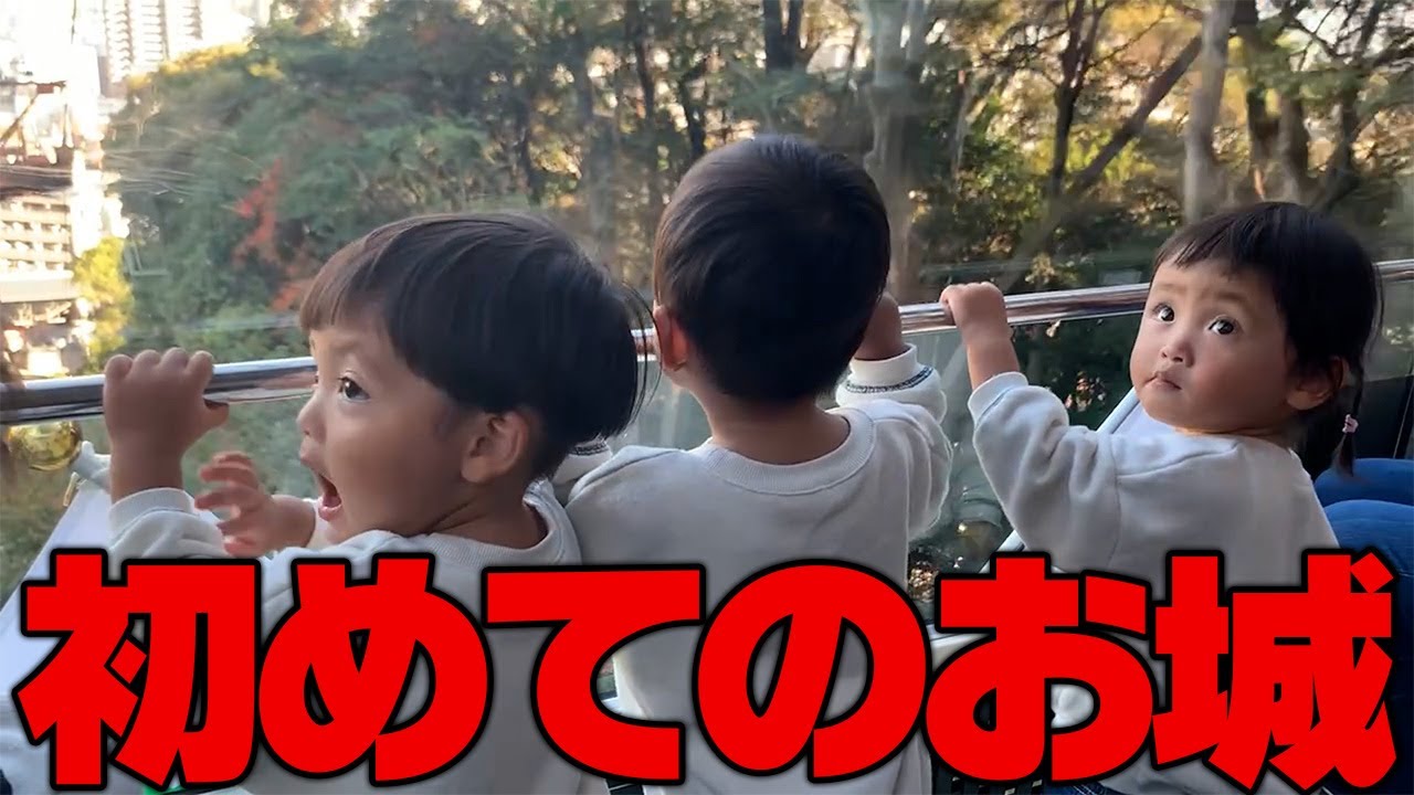 三つ子のお城デビュー！かわいすぎる大冒険の舞台裏