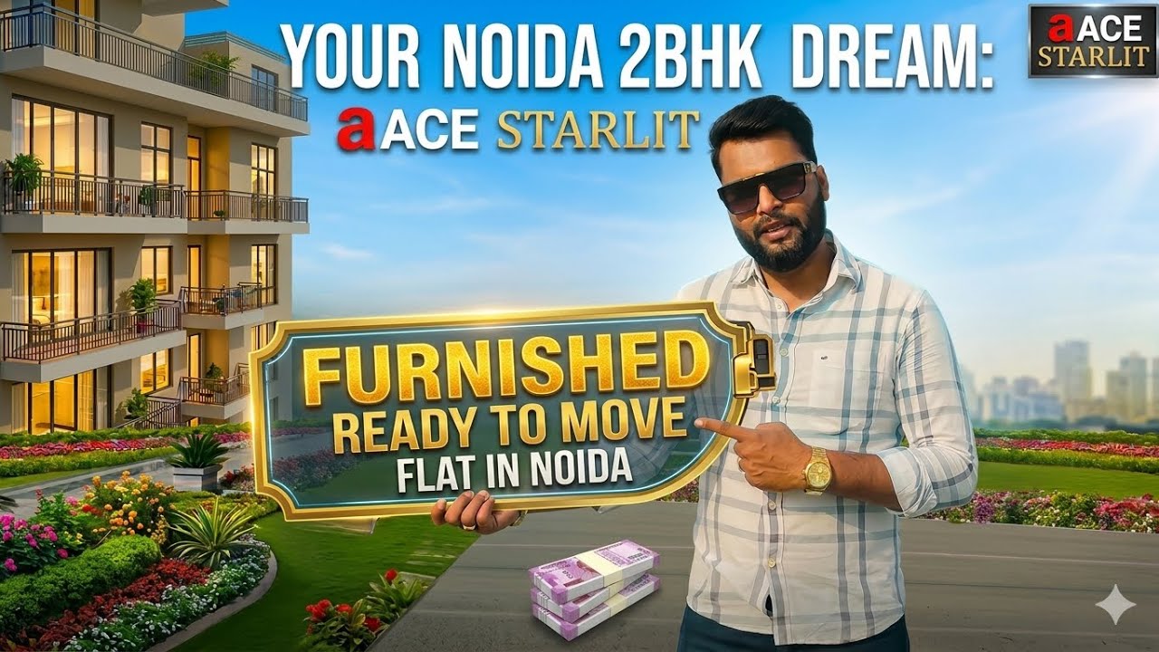 Ace Starlit - Ready to Move in 2bhk Furnished flat in sector 152 Noida Expressway #acestarlit