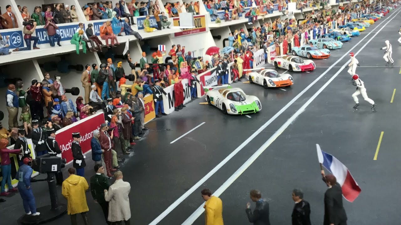 Diorama Le Mans 1968 réalisé par Eric Bayez
