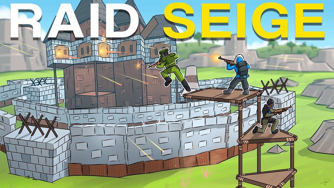 Stealing MASSIVE PROFIT from a CLAN RAID (ft. Shacky & Large) - Rust