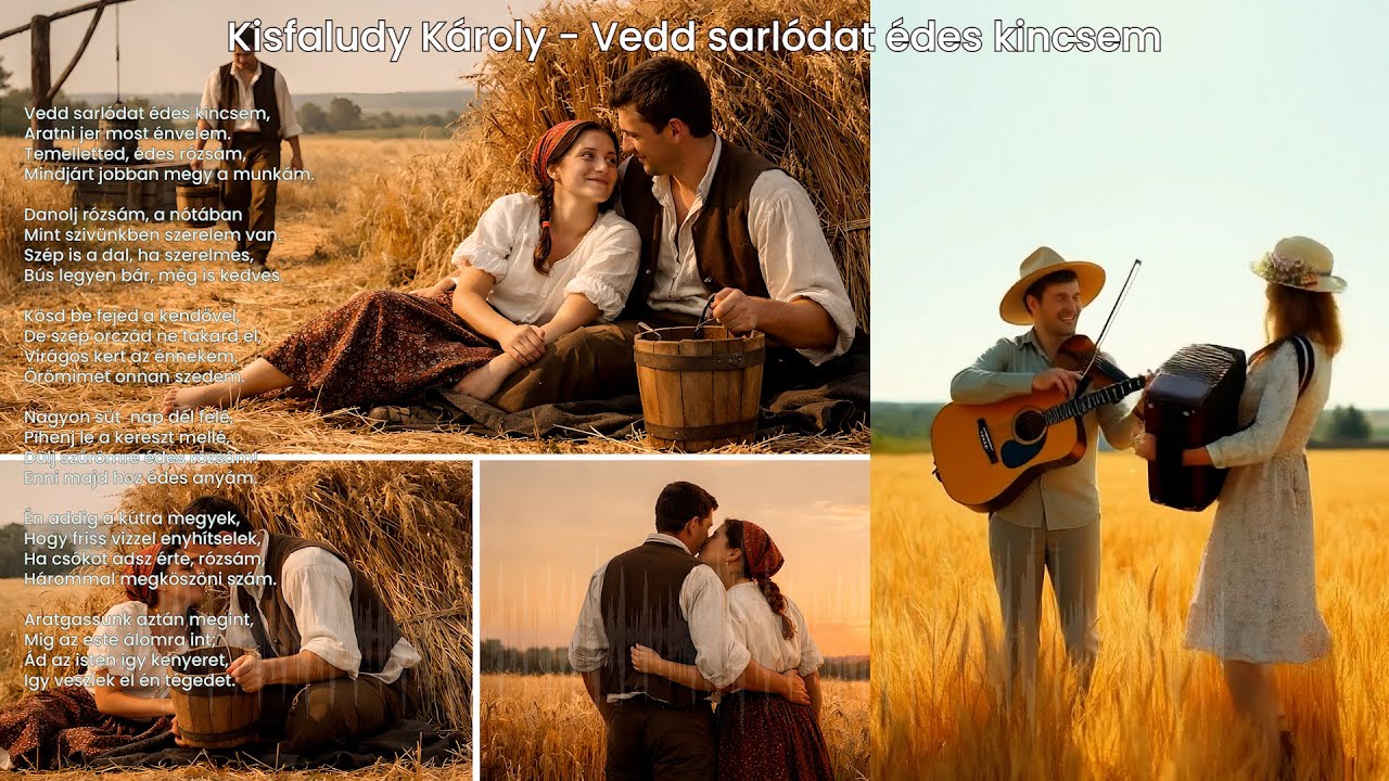 Kisfaludy Károly - Vedd sarlódat édes kincsem | zenés vers