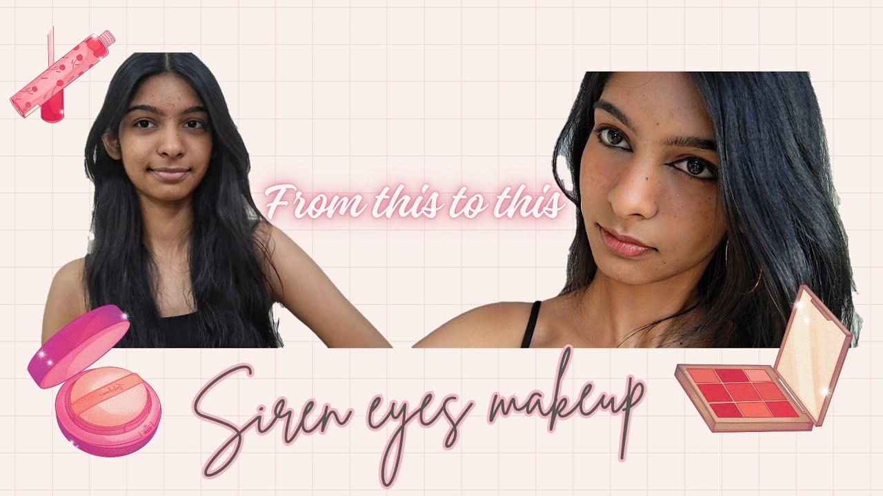 FAST AND EASY SIREN EYE MAKEUP !!!🥰