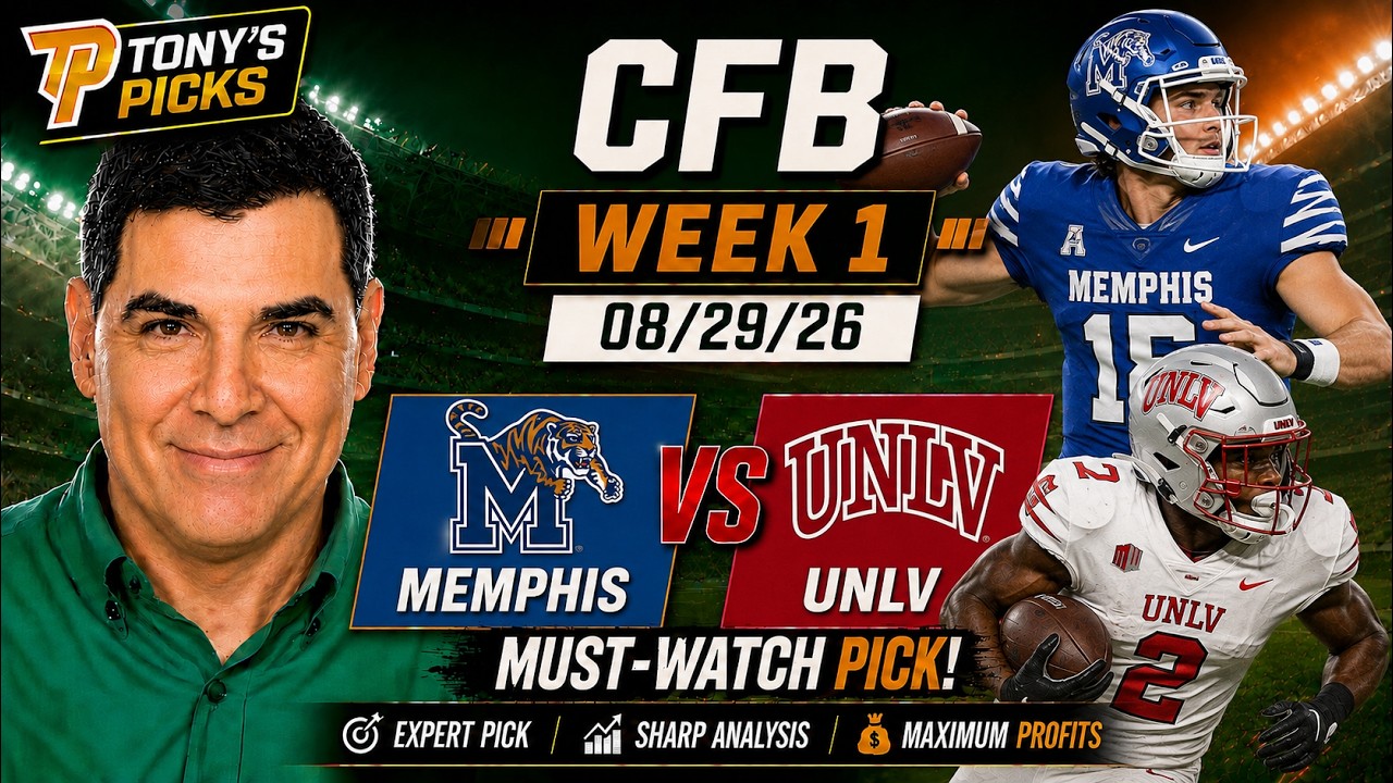 Memphis vs UNLV Pick 8/29/26 College Football Week 1 Pick Prediction
