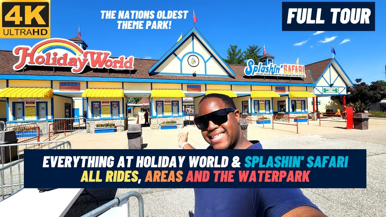 [4K] EVERYTHING at Holiday World and Splashin Safari | All rides | Areas | Waterpark | Full Tour