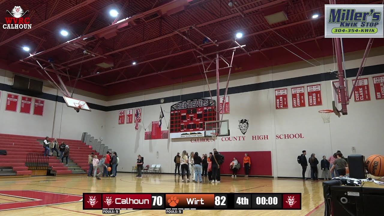 Calhoun Co. vs Wirt Co. Boys Basketball