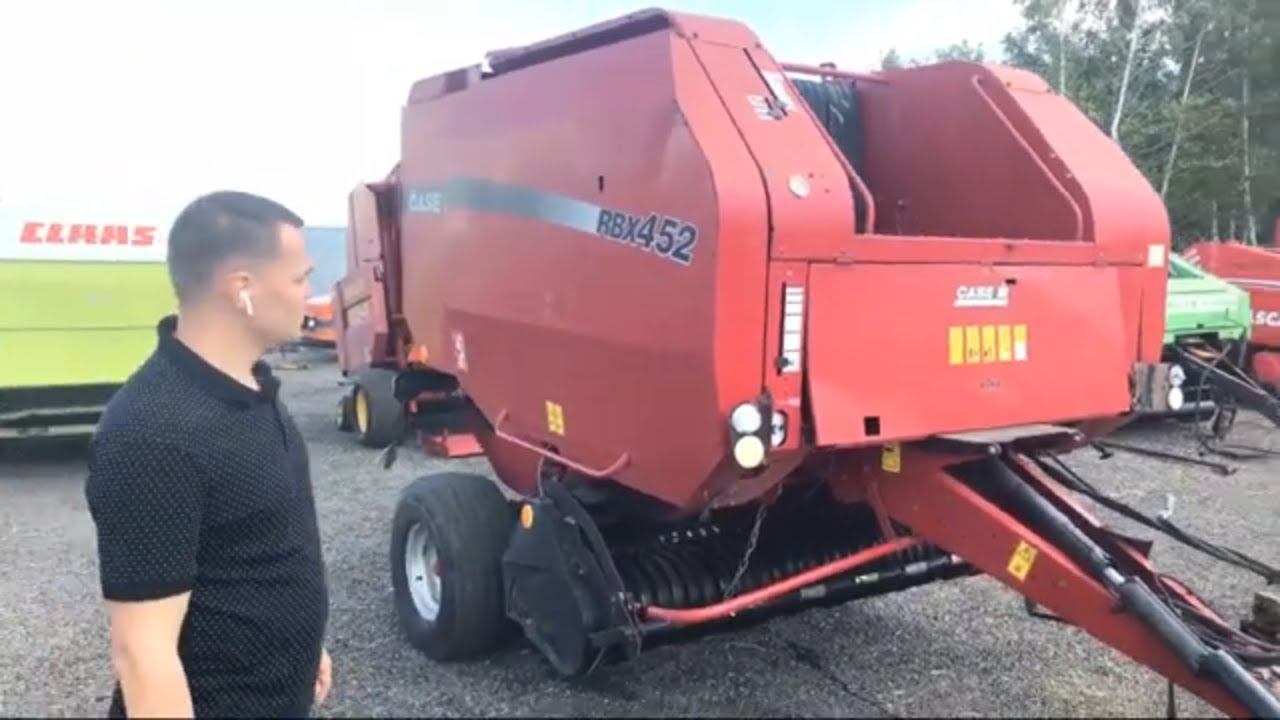 Американский ременный пресс подборщик Case RBX 452