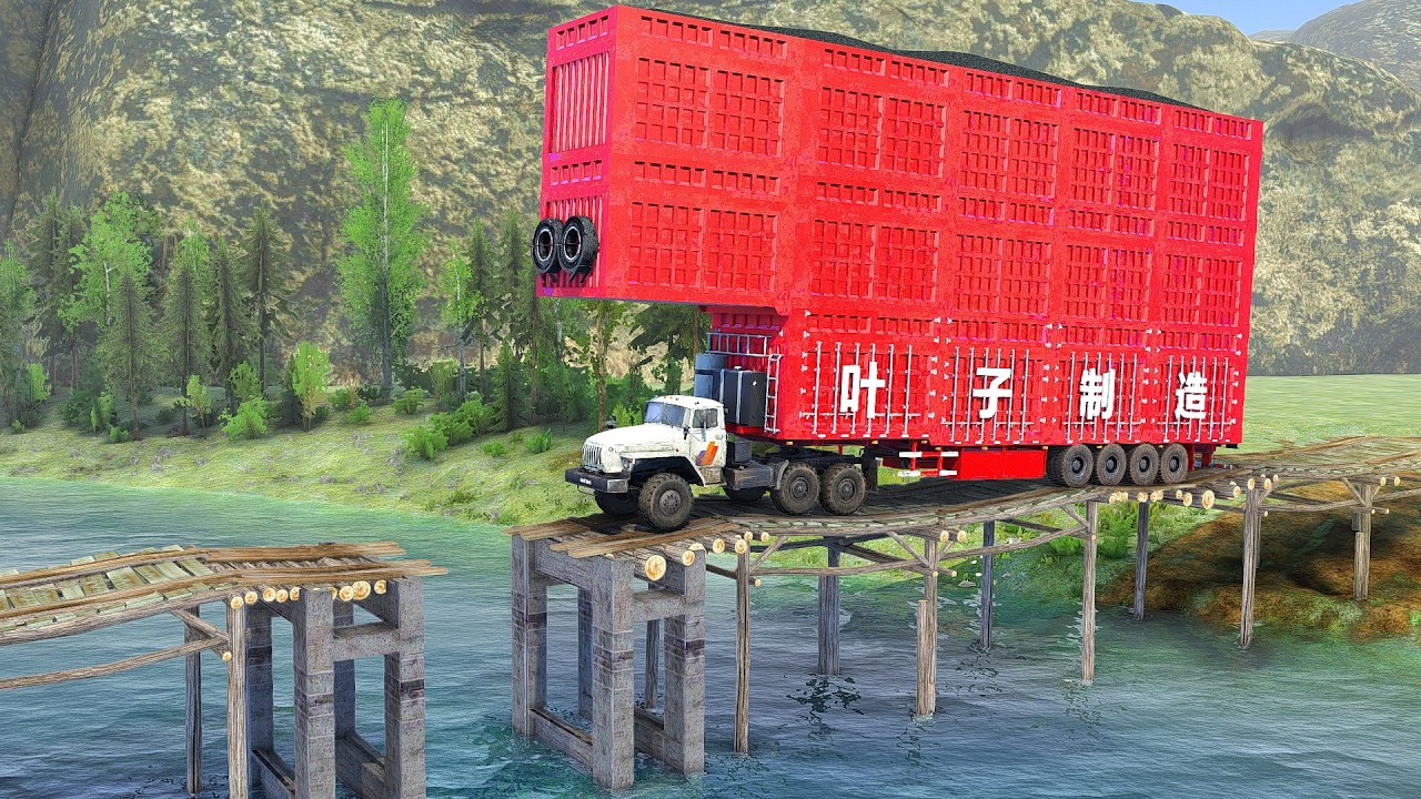 Top Trucking EXPERT Shares Secrets to DOMINATING Mountain Bridges - Spintires MudRunner