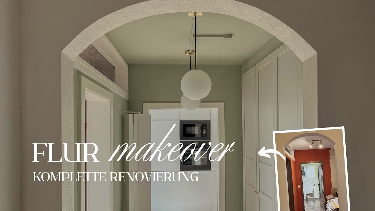 Kleinen Flur gestalten: Makeover mit IKEA Pax Garderobe / Vorher & Nachher