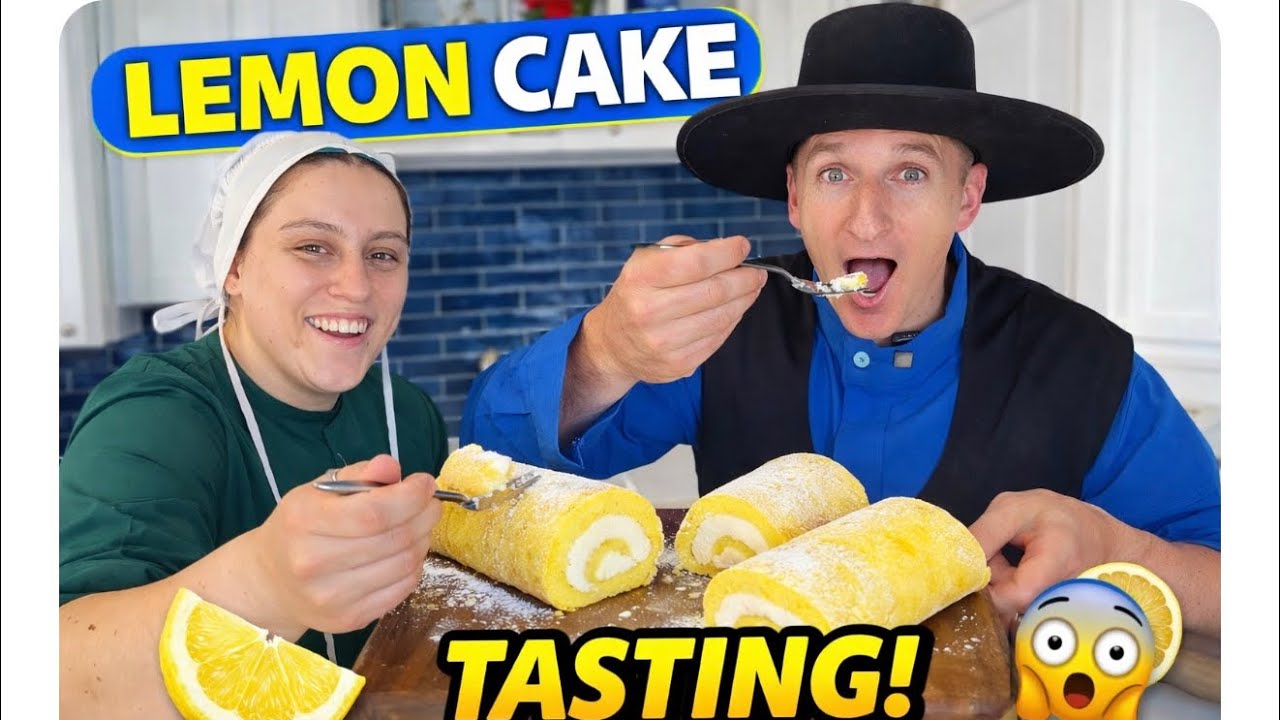 &laquo;Дегустация лимонного пирога по-амишски 🍋 | Его реакция говорит сама за себя&raquo;