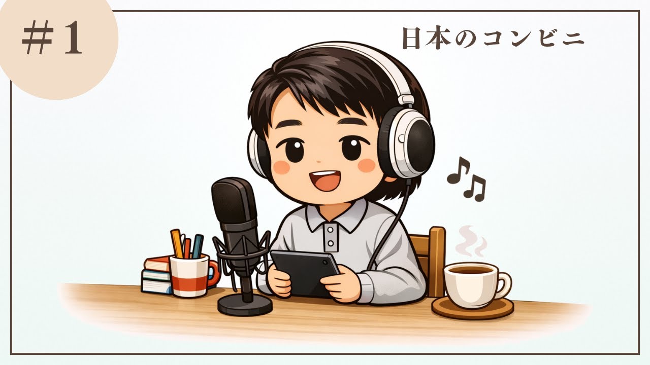 #1【N5-N3】Slowly JAPANESE listening | Japanese convenience store culture
