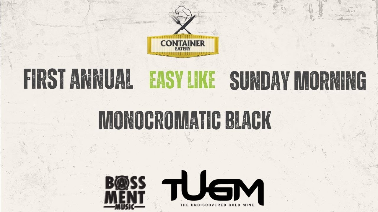 DEEP CASTLE X POTSO SA , LIVE - EASY LIKE SUNDAY MORNING MONOCHROMATIC BLACK