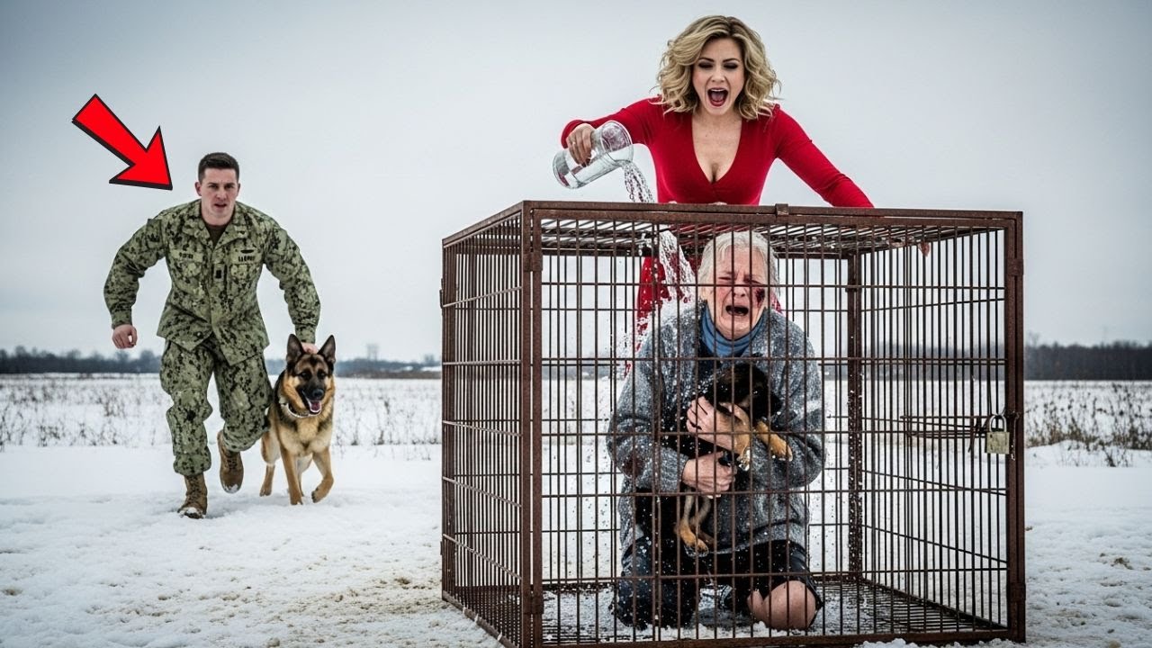 She locked mother-in-law and her puppy, poured cold water over them - until a Navy SEAL& k9 appeared