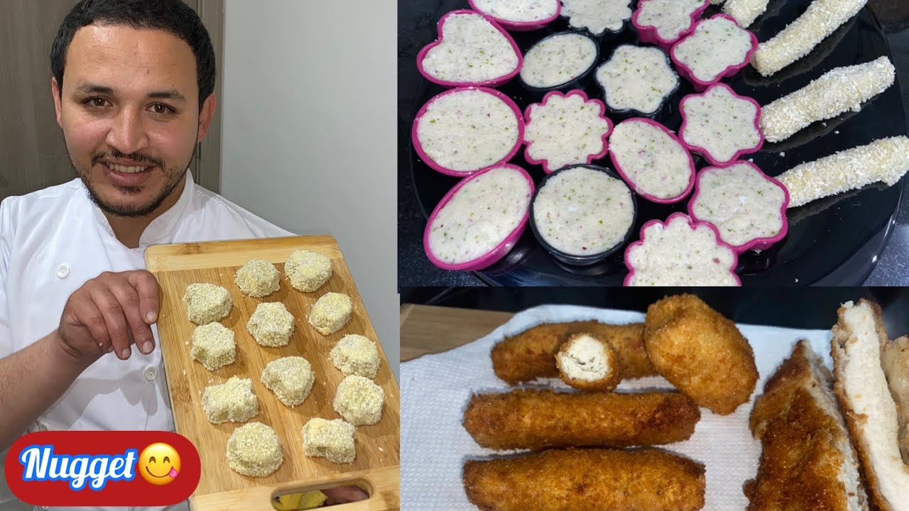 نوگيت ألذ و أفضل نوگيت منزلي 🤪 إيسكالوب دجاج ‼️ قولو وداعا لشرائهما من الشارع Nuggets