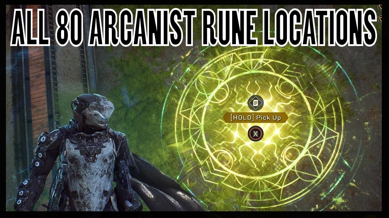 Anthem 80 Arcanist Rune Locations - Hidden Messages / Footsteps of Idris / Vassa Triumph Challenges