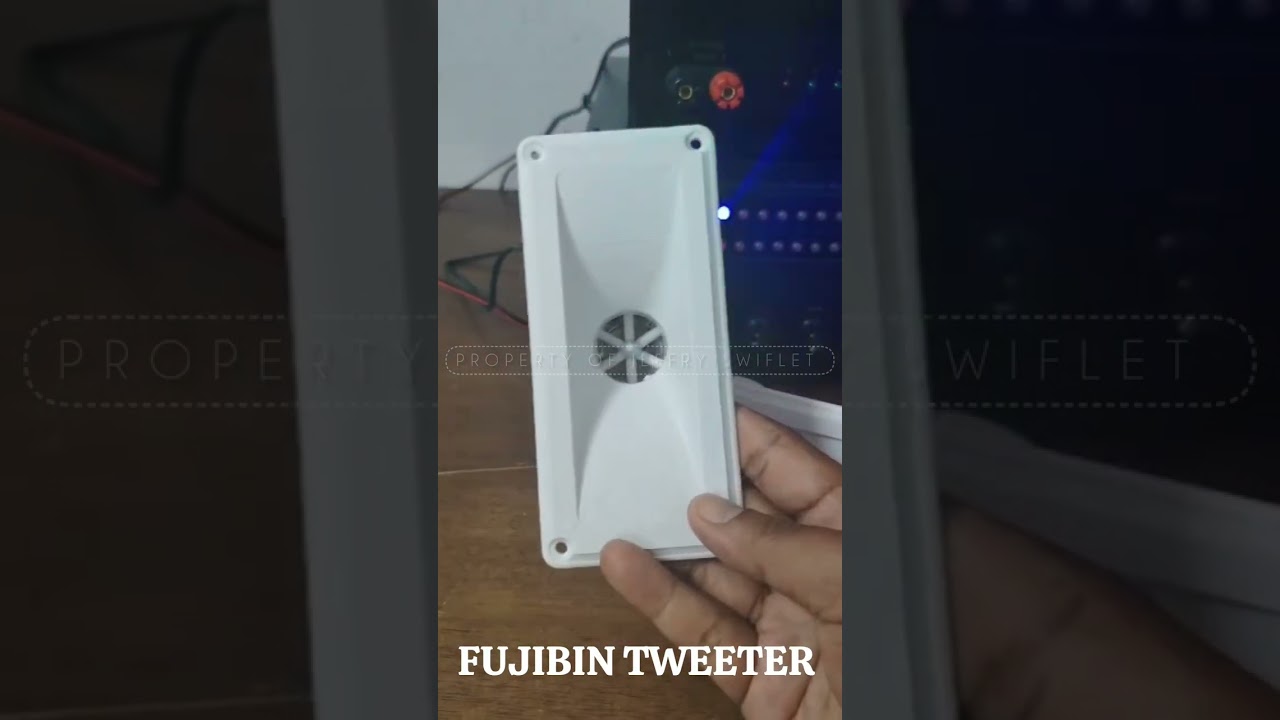 Fujibin Tweeter White Version Piezo Waterproof 