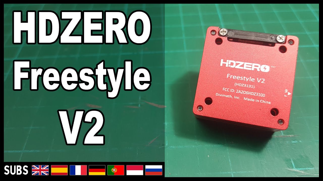 HDZERO Freestyle V2 - Collegamento, Configurazione, Aggiornamento, Sblocco