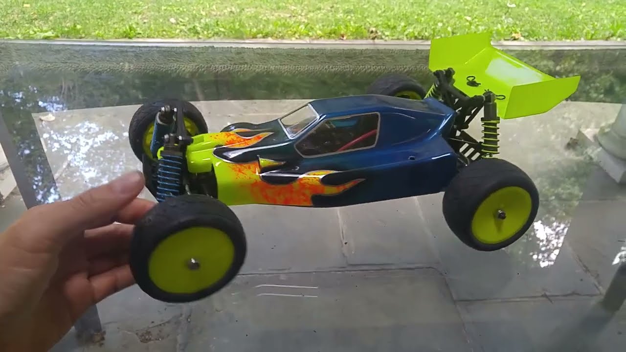 Vintage Team Losi XX-4, custom built and gifted to me by Mark W., brief overview