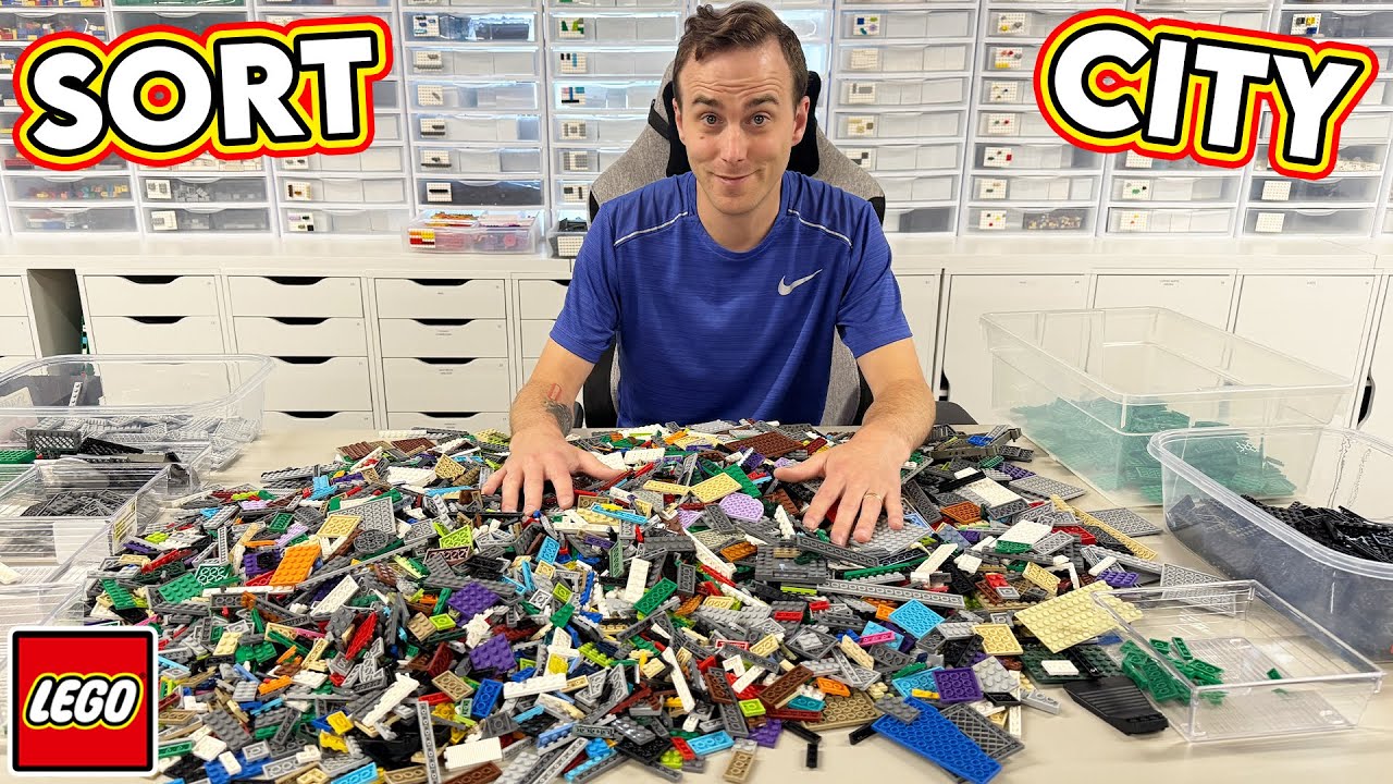 Distracted by LEGO Sorting! More City Rock & Water Work