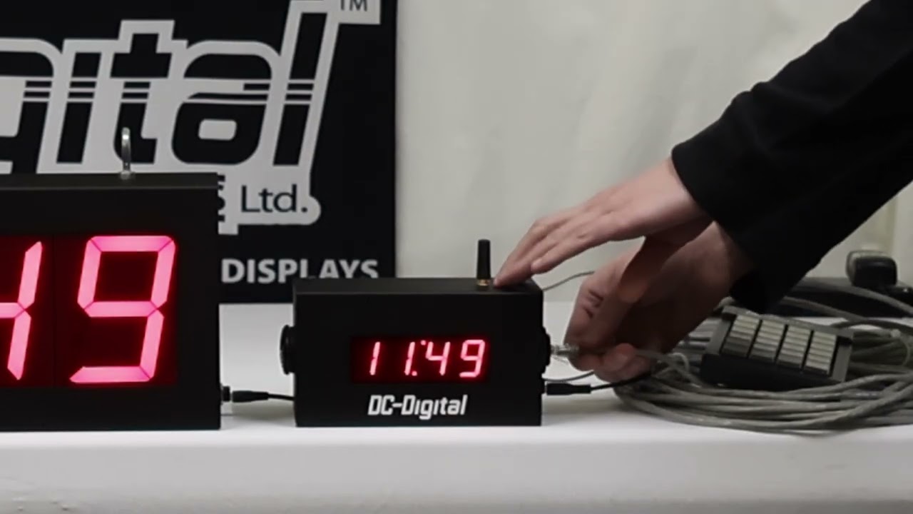 Professional Timing System for Concerts & Indoor Facilities – DC-10-Key-W-Master & DC-40-W-Secondary