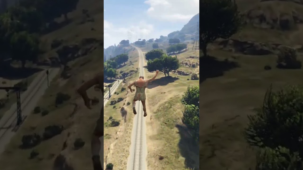Longest jump in GTA 5 #gta5