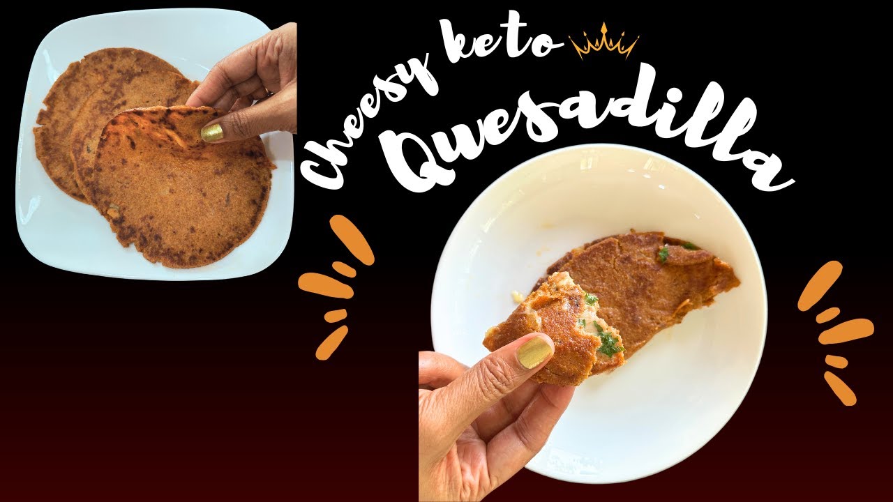 Keto Tomato Cheese Quesadilla