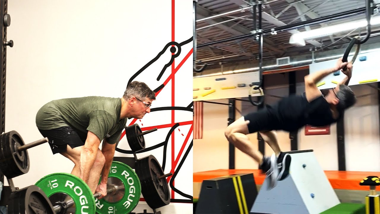 53-year-old Ninja Warrior. Be Strong Enough To Pick Yourself Up.