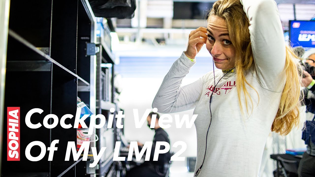 SOPHIA FLOERSCH - Cockpit view of my LMP2 with Richard Mille Racing in ELMS and 24h Le Mans