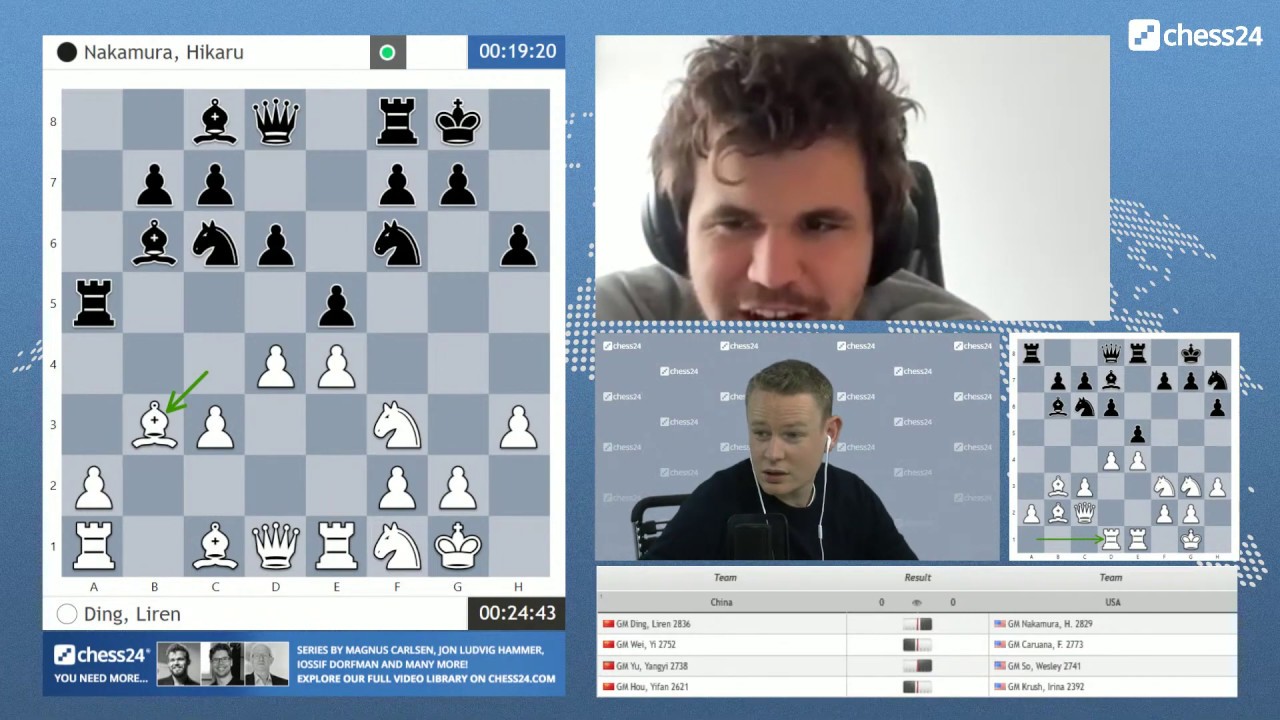 Online Nations Cup Superfinal | Magnus Carlsen, Peter Svidler & Jan Gustafsson
