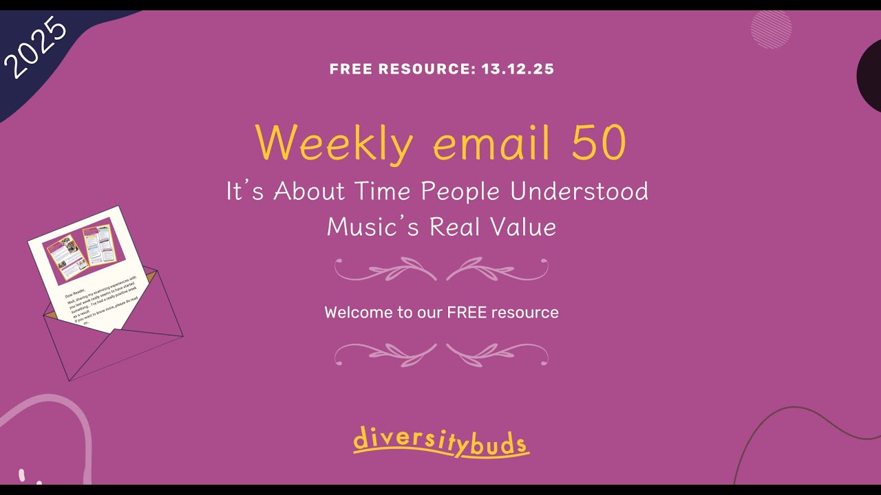 It's about time people understood music's real value!