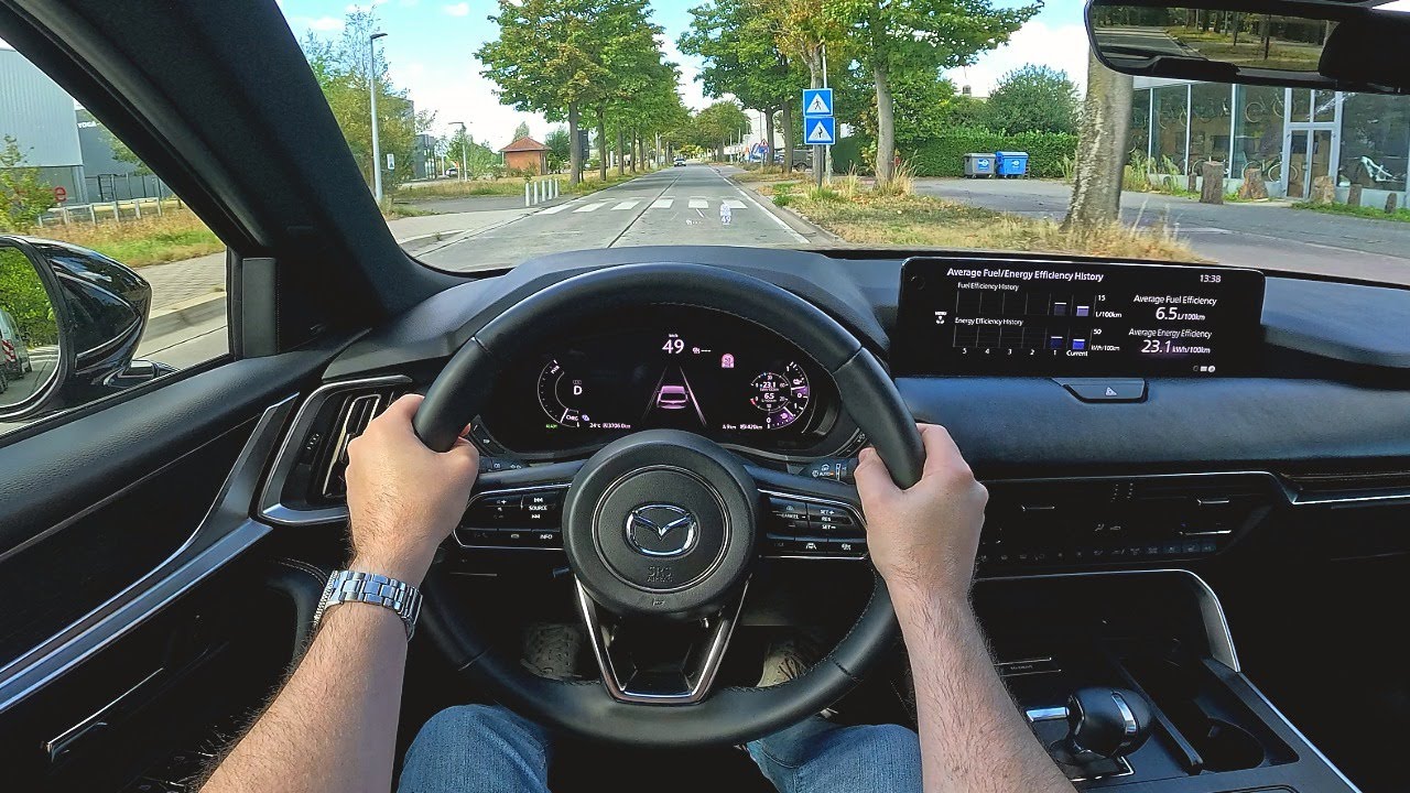 Mazda CX-80 2025 POV Test Drive - PHEV 327 hp