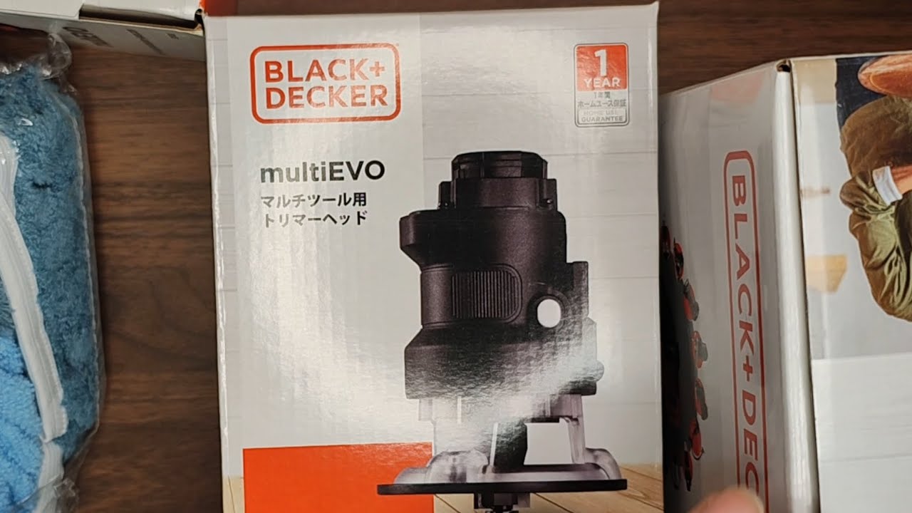 【ガジェット系】BLACK+DECKER マルチツール用ヘッド【ゆうちゅうばぁ】