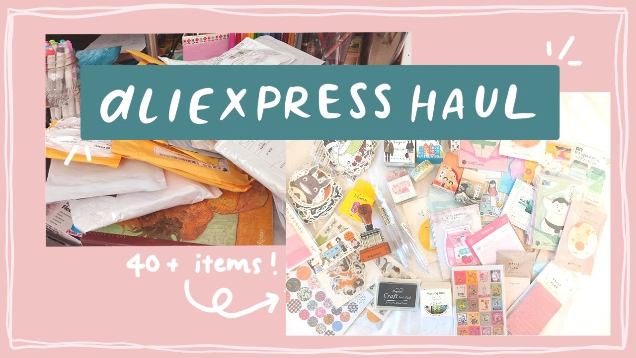 HUGE Aliexpress Stationery Haul: 40+ items