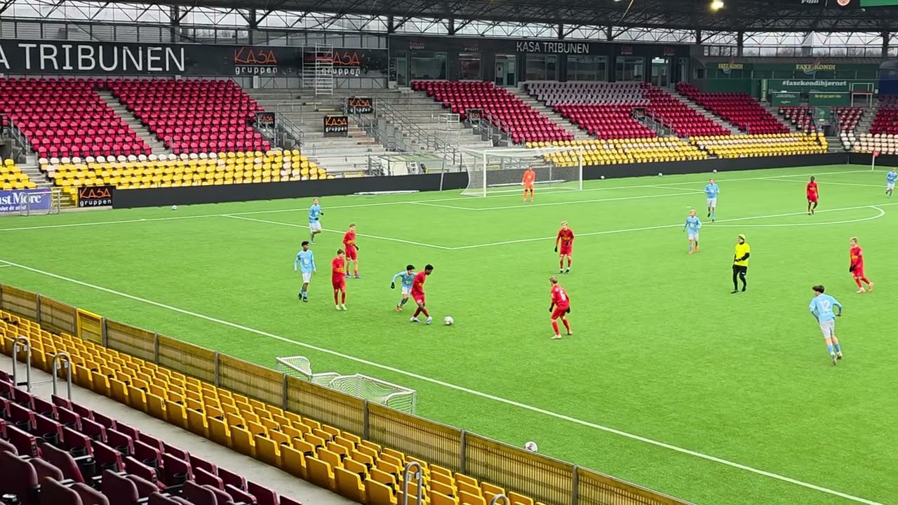 MFF P16 vs FC Nordsjælland P16 (2-4) Träningsmatch 1 halvlek 