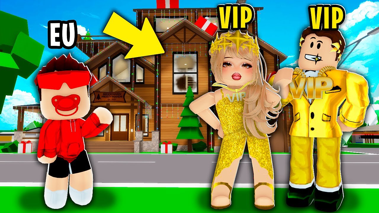 Fui ADOTADO por uma FAMÍLIA VIP sendo BEBÊ no BROOKHAVEN