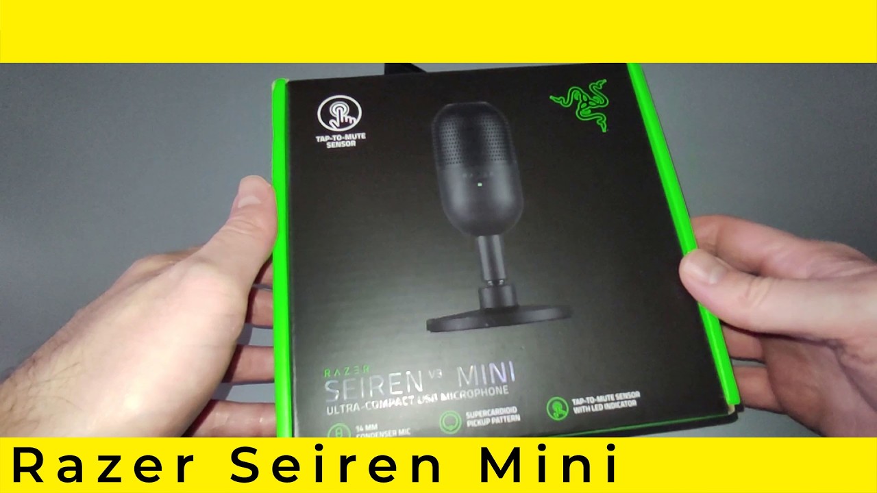 Unboxing Razer Seiren V3 Mini