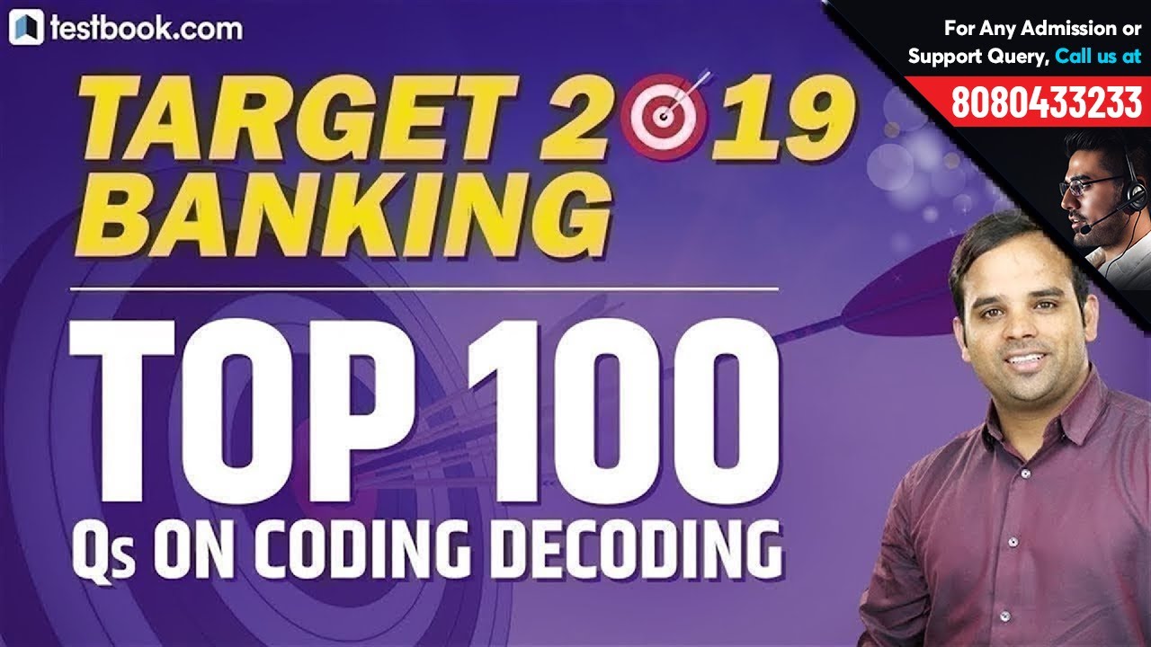 SBI PO 2019 | Important Coding Decoding Questions for SBI PO Reasoning | Banking Class by Sachin Sir