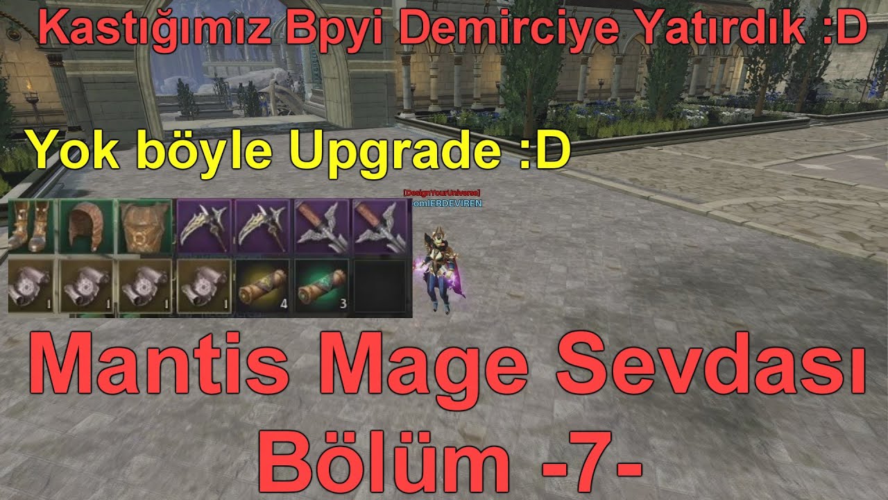 Rise Online Başlangıç | Mantis Mage Sevdası Bölüm -7-  Müthiş Mage PK Ardından Müthiş UPGRADEEEE