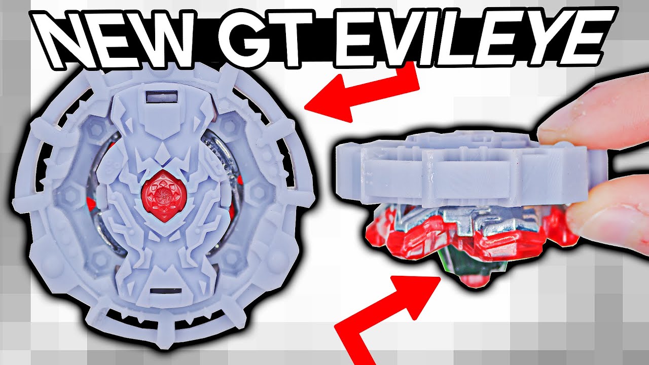 NEW GT EVILEYE (3D PRINTED CUSTOM) Beyblade Burst GT ベイブレードバーストガチンコ