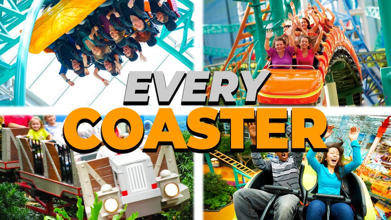 All Roller Coasters at Nickelodeon Universe Mall of America RANKED! (With On-Ride Povs)