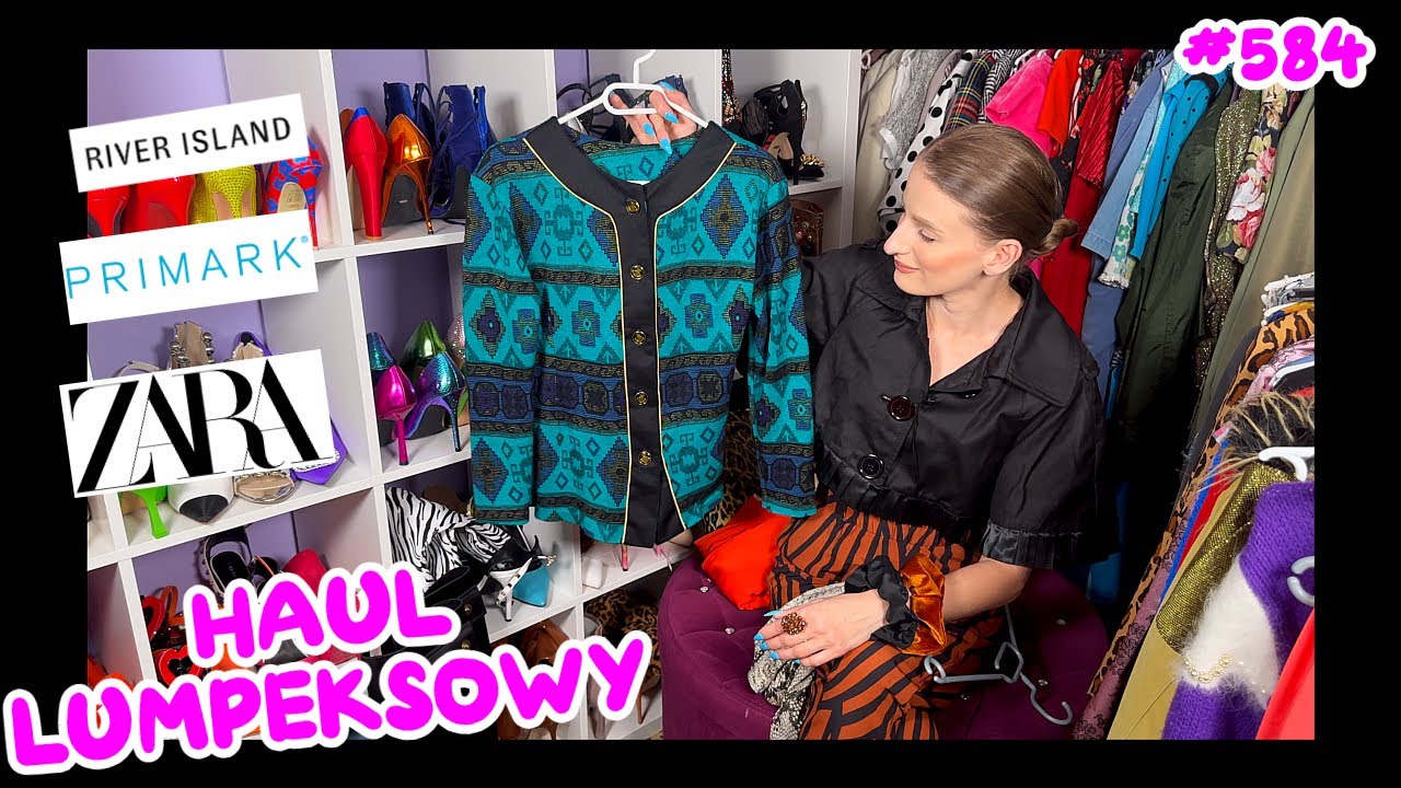HAUL LUMPEKSOWY 🤩 KUPIŁAM SUPER PŁASZCZ 👠 STYLIZACJE Z SECOND HANDU ✂️ 