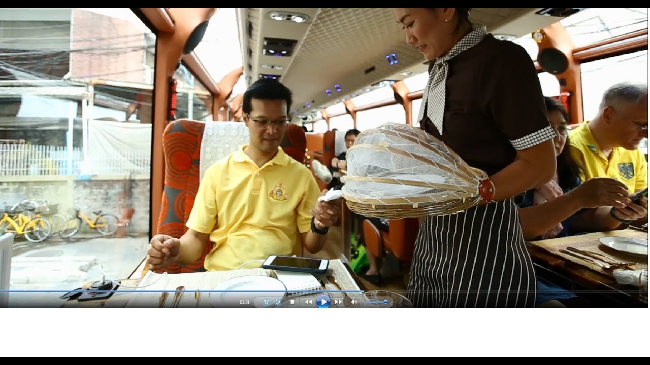 มองโลกมองเรา130662 Thai bus food tour ชมกรุงพร้อมชิมอาหารเมนูมิชลิน