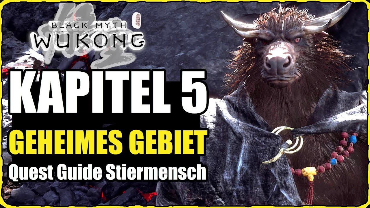 Bishui H&ouml;hle Geheimes Gebiet Kapitel 5 Black Myth Wukong Stier Quest L&ouml;sung Stiermensch Streitwagen