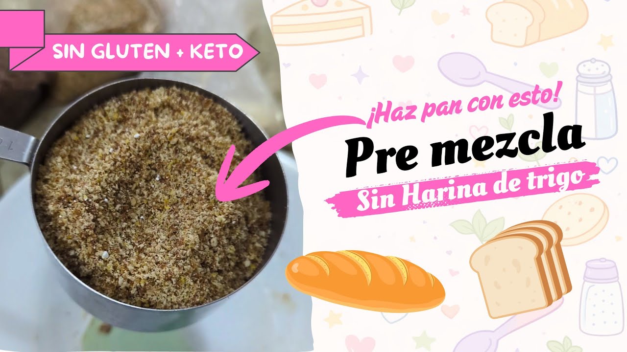 Pre-mezcla keto fácil, económica para hacer tus panes 🥖✅ ymirima