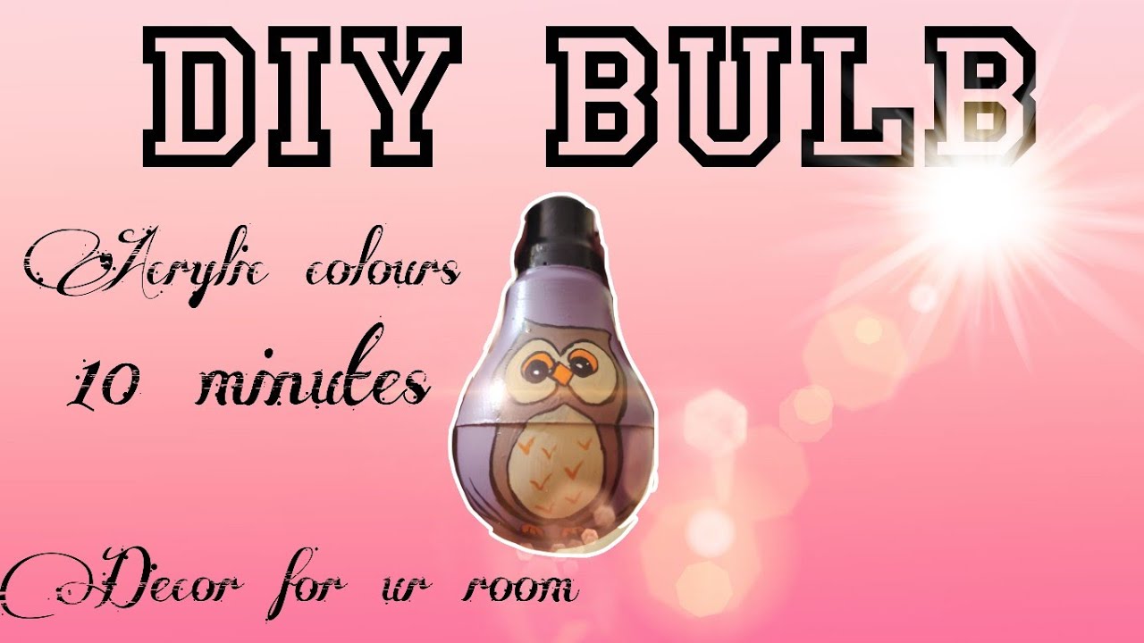 Painting on bulb🎨💡🖌️ 