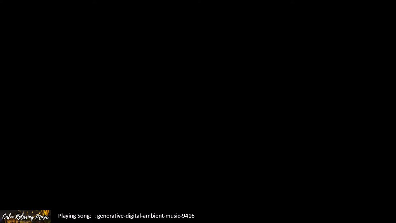 Black Screen Calm Relaxing Music